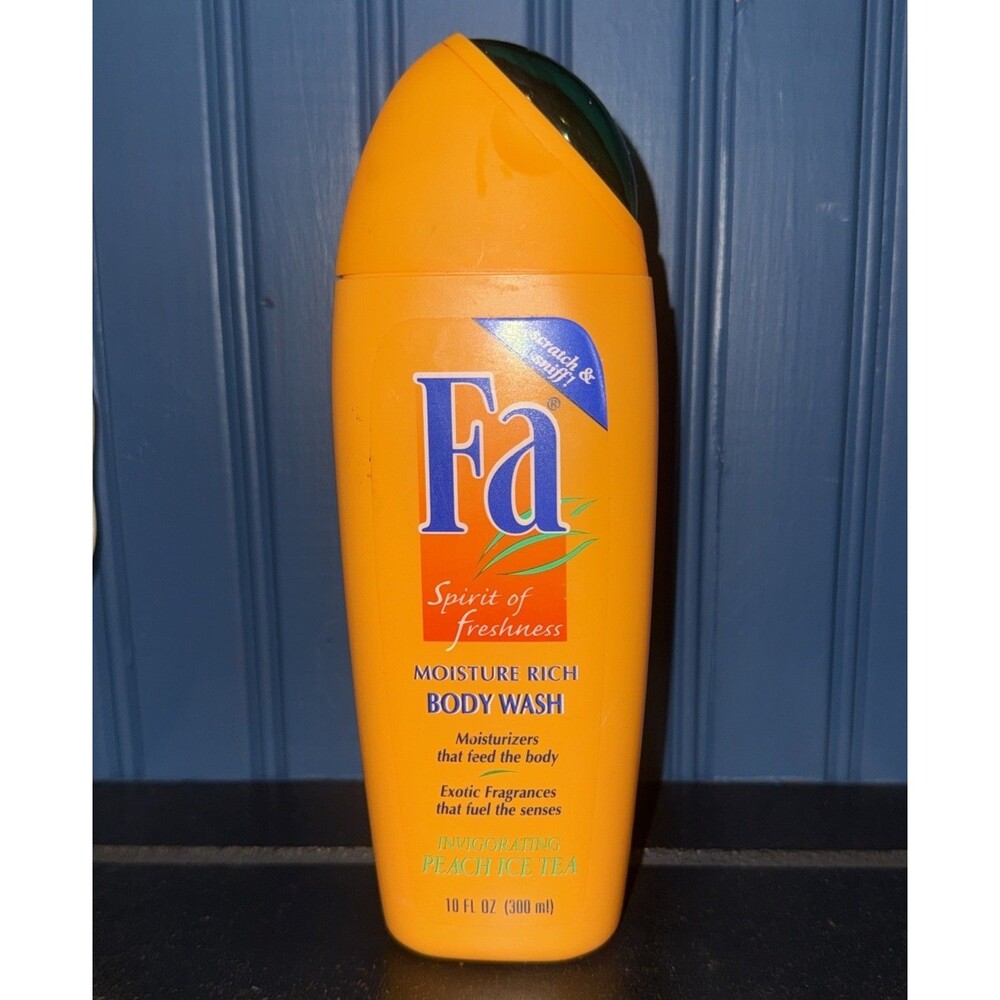 NEW! Fa PEACH ICE TEA Body Wash Spirit Of Freshness Discontinued! RARE 1999